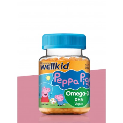 Wellkid Свинка Пеппа Омега-3 30 м'яких желейок